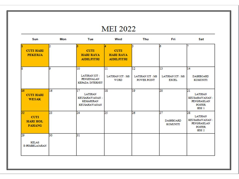 JADUALAKTIVITIMEI2022