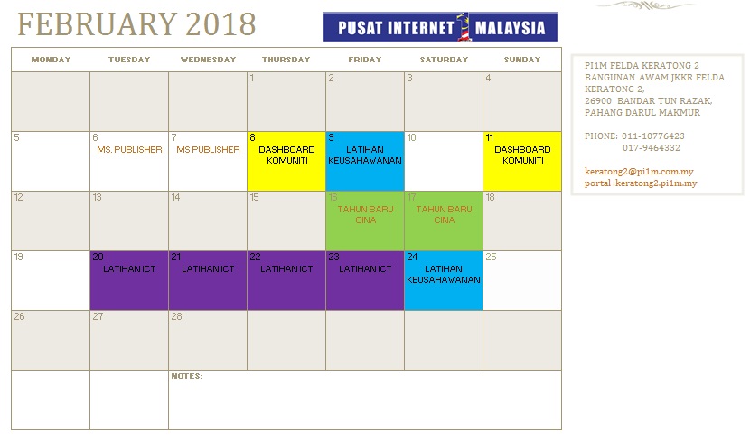 MASTERPLAN FEBUARI